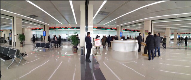 泰州黃橋政務(wù)服務(wù)中心100窗口排隊(duì)叫號(hào)系統(tǒng)、觸摸查詢系統(tǒng)